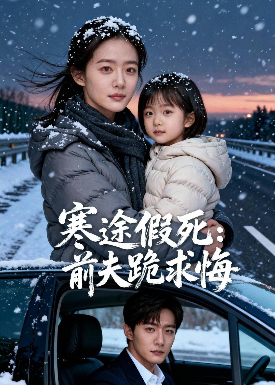 《寒途假死：前夫跪求悔》影片海报