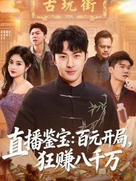 《直播鉴宝：百元开局，狂赚八千万》影片海报