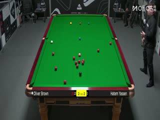 斯诺克英锦赛资格赛 哈特姆&middot;亚辛5-4奥利弗&middot;布朗（一） 20251122