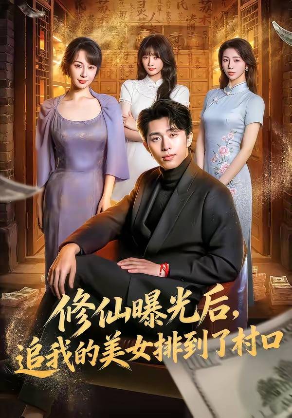 《修仙曝光后，追我的美女排到了村口》影片海报