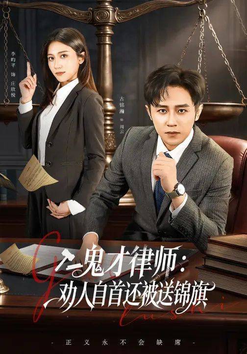《鬼才律师，劝人自首还被送锦旗》影片海报