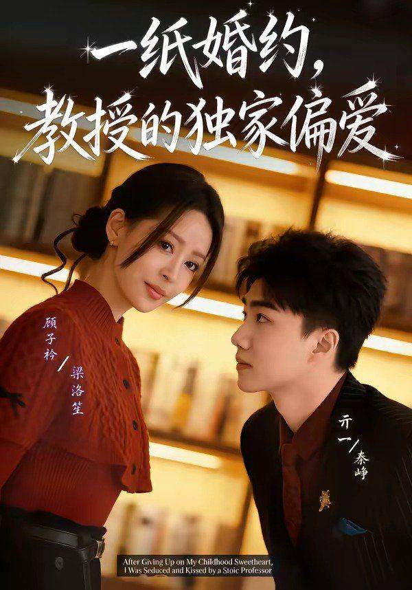 《一纸婚约，教授的独家偏爱》影片海报